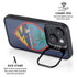 Guam Flag Dark Wood iPhone 14 Kickstand Case